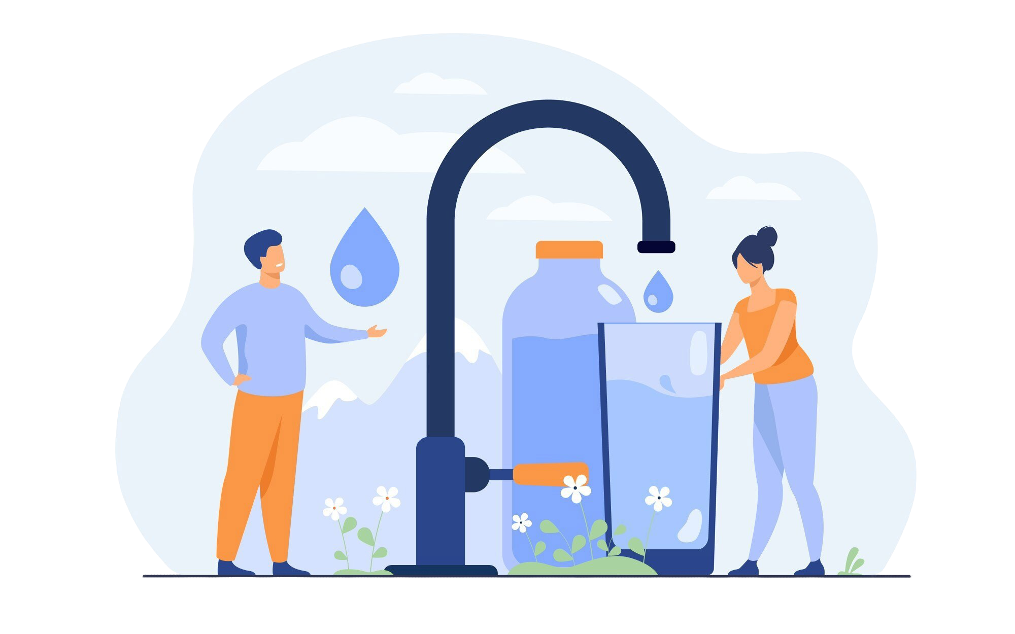 Illustrasi Tagihan Air